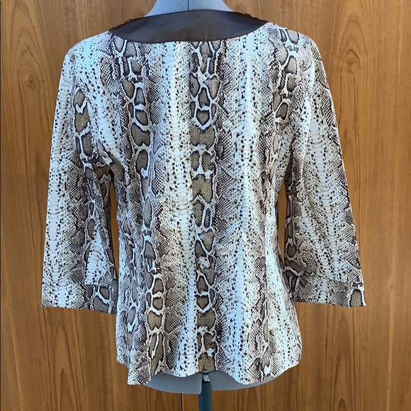 Chico’s Jewel Snakeskin Blazer Jacket - Picture 9 of 16